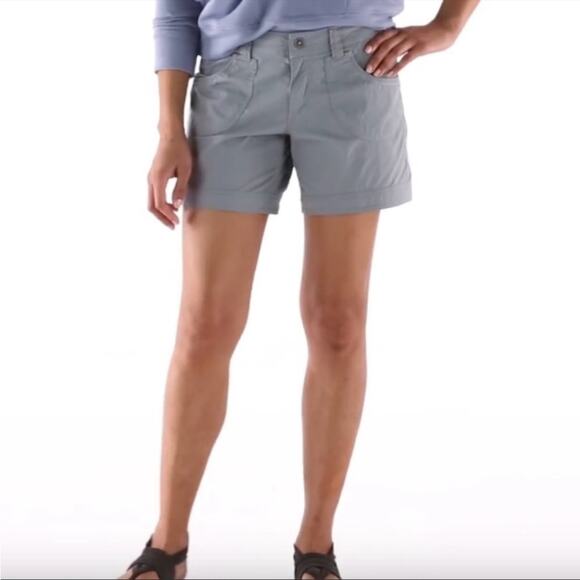 Kuhl | Womens Kontra Mid Rise Outdoor Shorts Grey Hiking Camping Athletic Size 6 - Picture 1 of 12